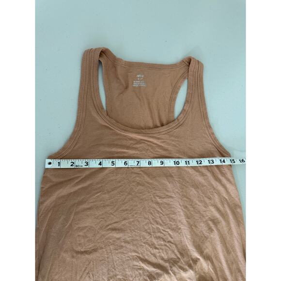 American Eagle Aerie Tan Brown Neutral Cozy Soft Tank Top Sleeveless Shirt Small - Picture 5 of 7